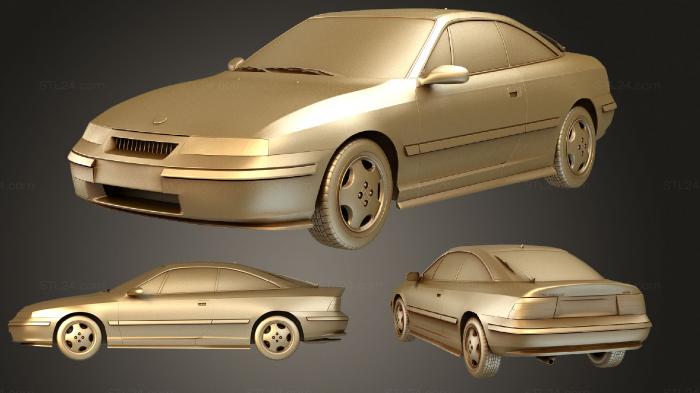 Vehicles (Opel Calibra 1990, CARS_2884) 3D models for cnc